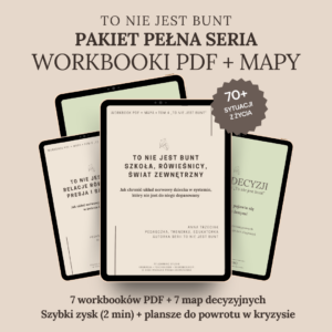 Pakiet Pełna Seria (Tomy 0–6) — workbooki PDF + mapy decyzji